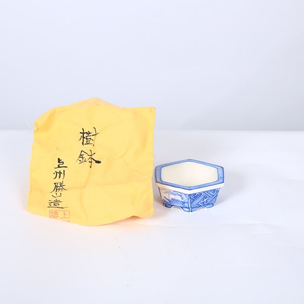 現代小鉢：上州勝山 切足六角鉢【現品】*6.0cm katuyama | すべての