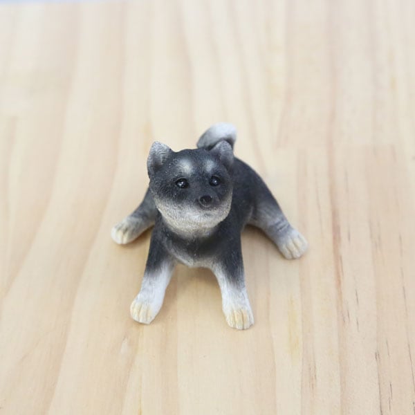 雑貨 置物 フィギュア 選べる：豆柴*豆しば 柴犬 | 観葉植物 | 遊恵