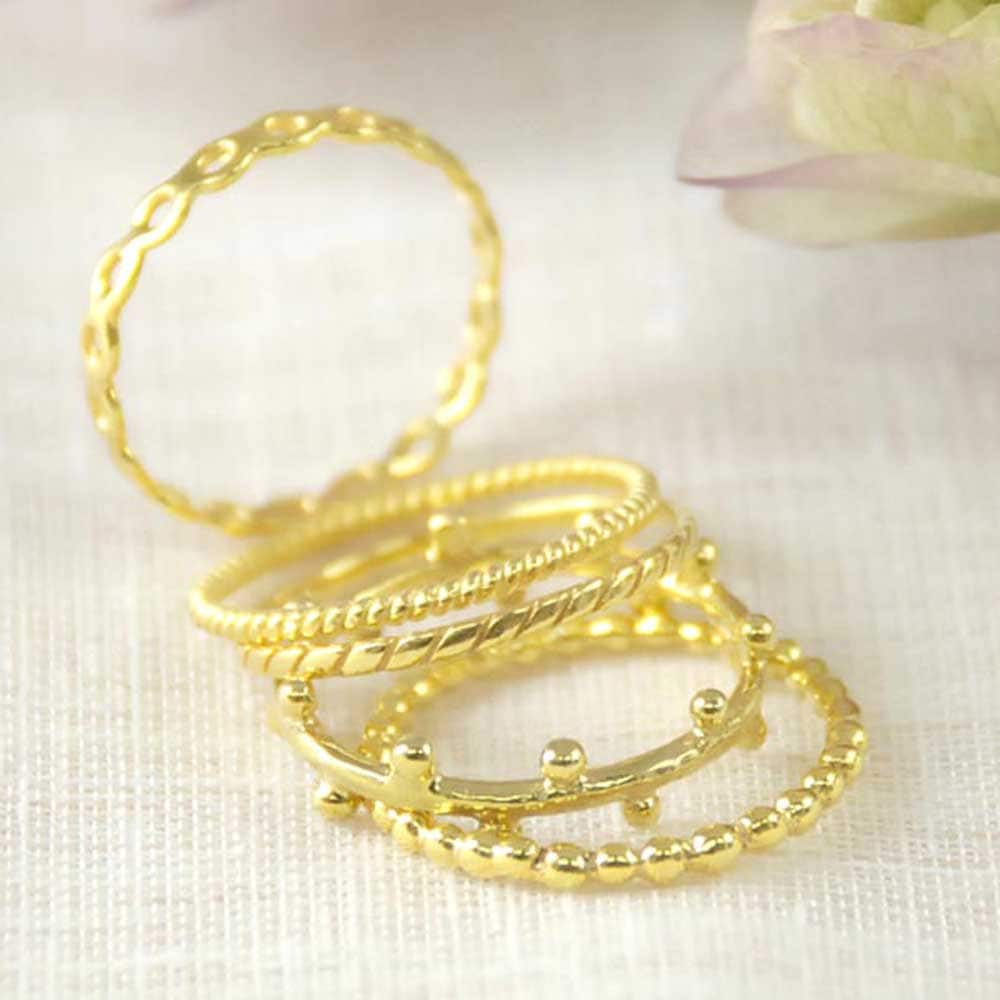 SV極細デザイン５本セットリング