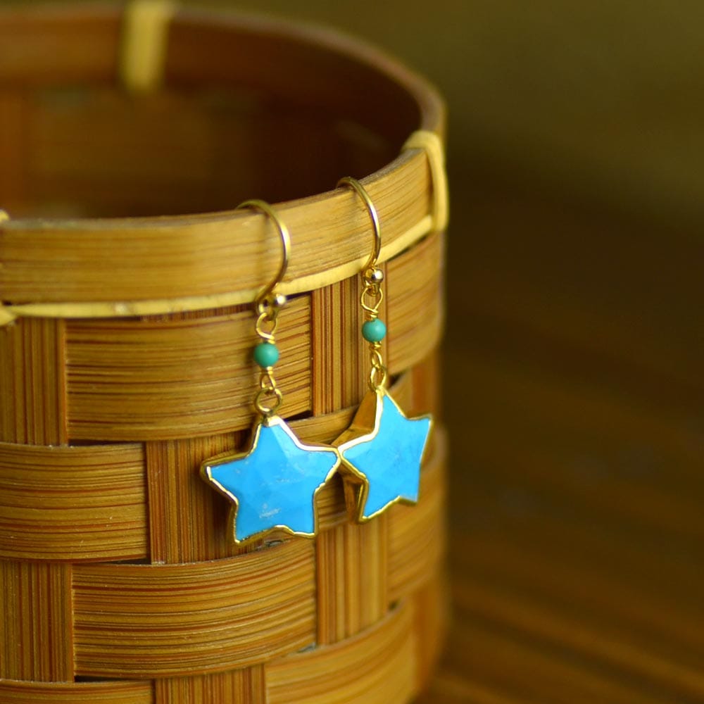 シルバー925 マグネサイト 星 ピアス