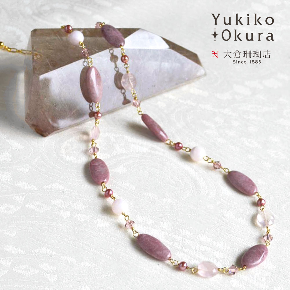 アガット k10 ネックレスチャーム ローズクォーツ TAKE-UP ONLINE SHOP