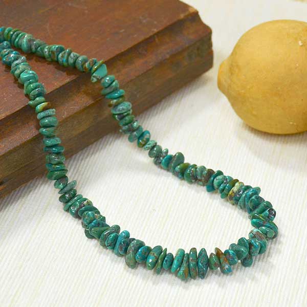 ターコイズ さざれショートネックレス