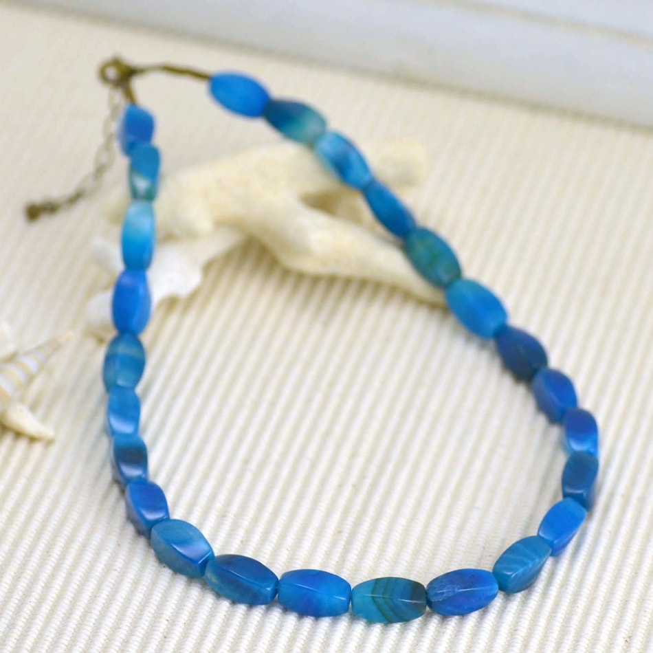 ファイアアゲイト ショートネックレス 8g