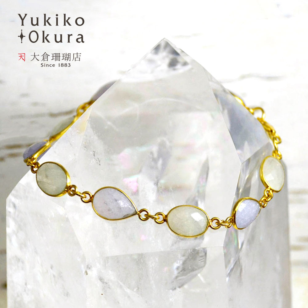 SV925 カラーミックス クォーツ ブレスレット ( ドロップ )