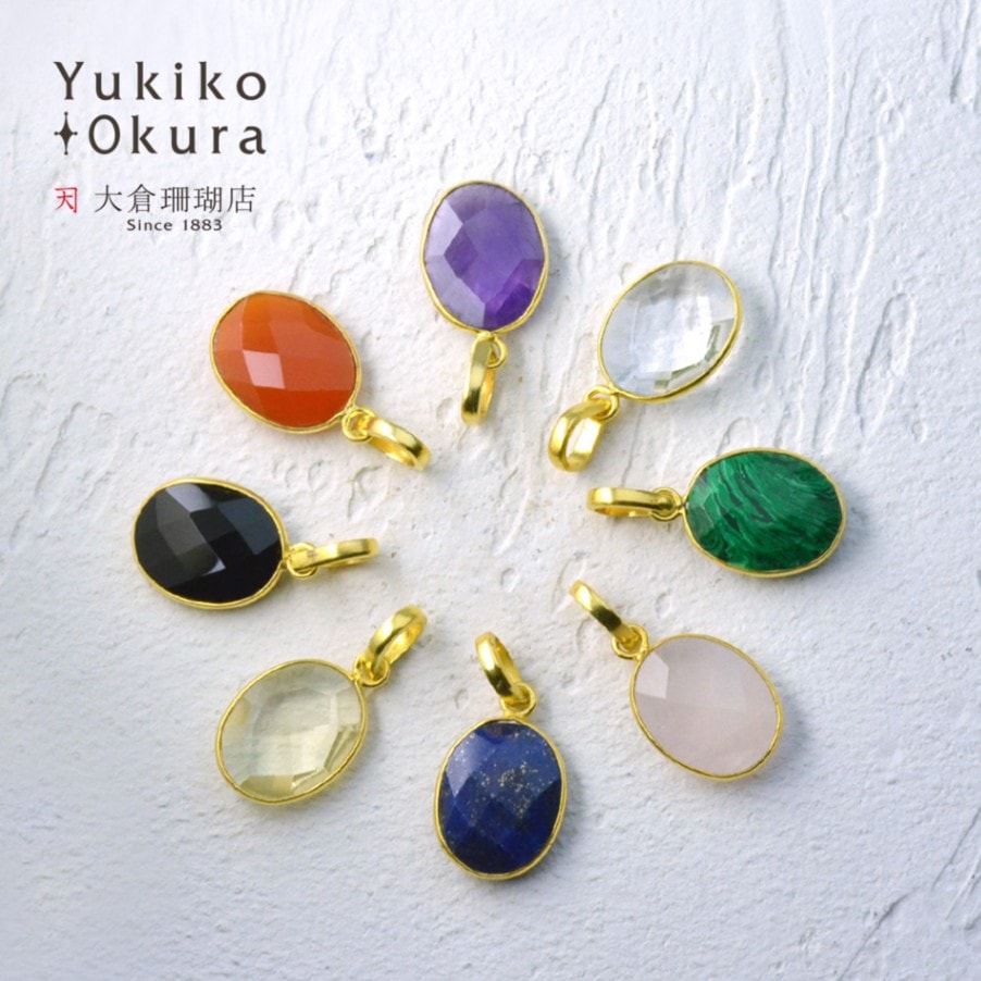 SV925(ゴールドカラー) 天然石 チャーム