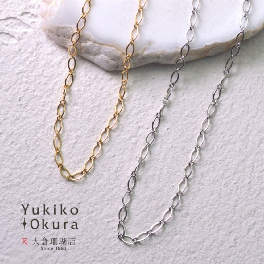 SV925(ロジウム仕上げ・ゴールド仕上げ) オーバルチェーン