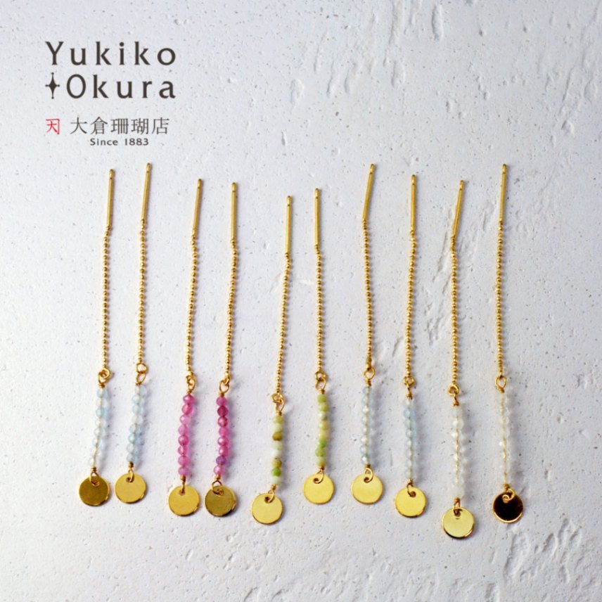 スポーツコーデピアス(コインゴールドカラー)