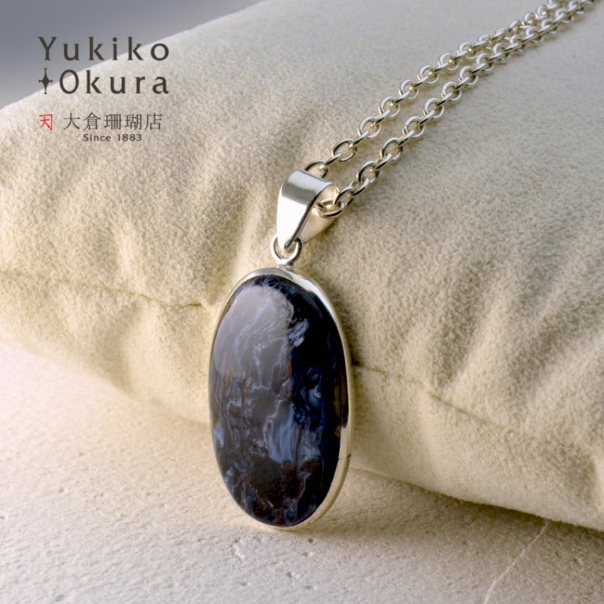 シルバー925 ピーターサイト ビッグオーバルペンダントトップ