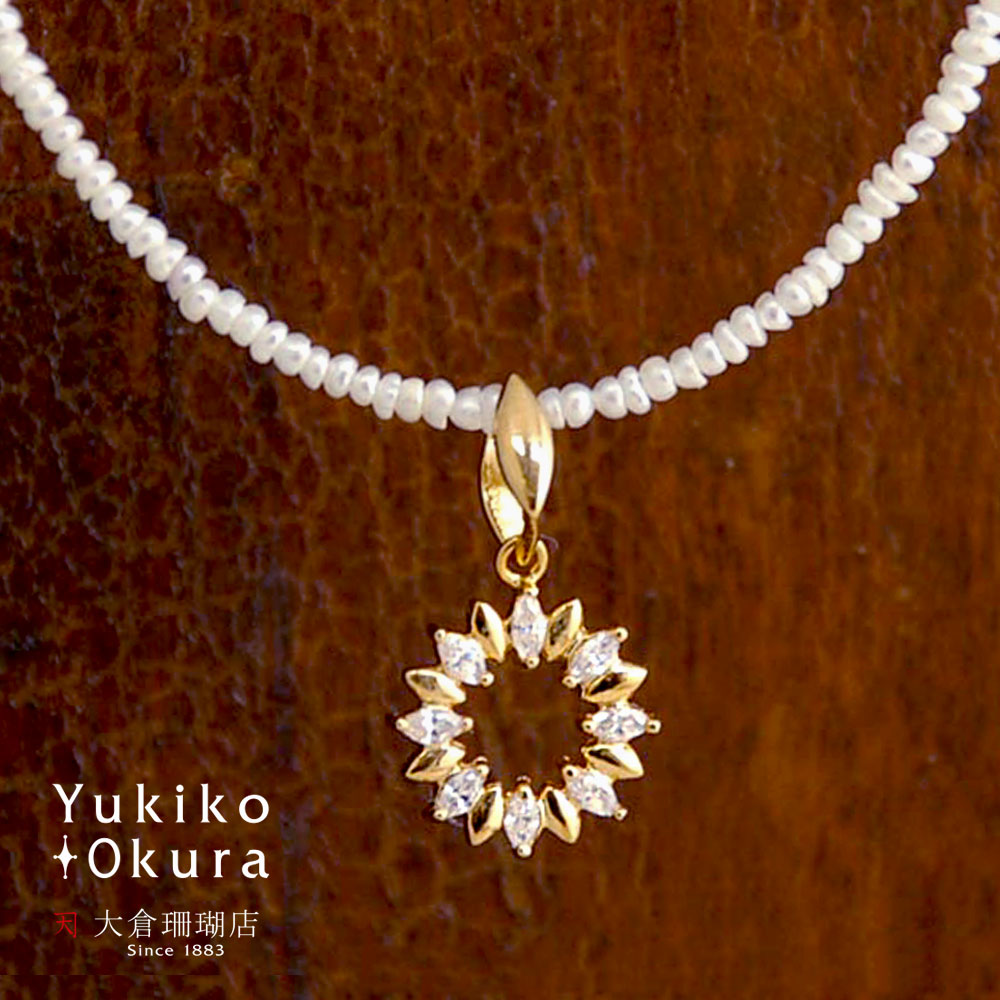 SV925 CZ マーキス リースチャーム