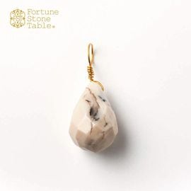カラーで選ぶチャーム　ミルキーオパール【Fortune Stone Table】