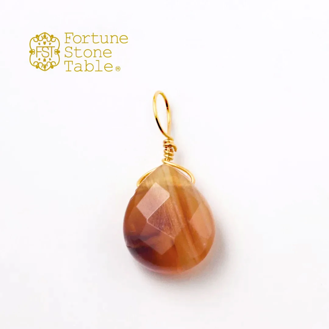 カラーで選ぶチャーム　カーネリアン【Fortune Stone Table】