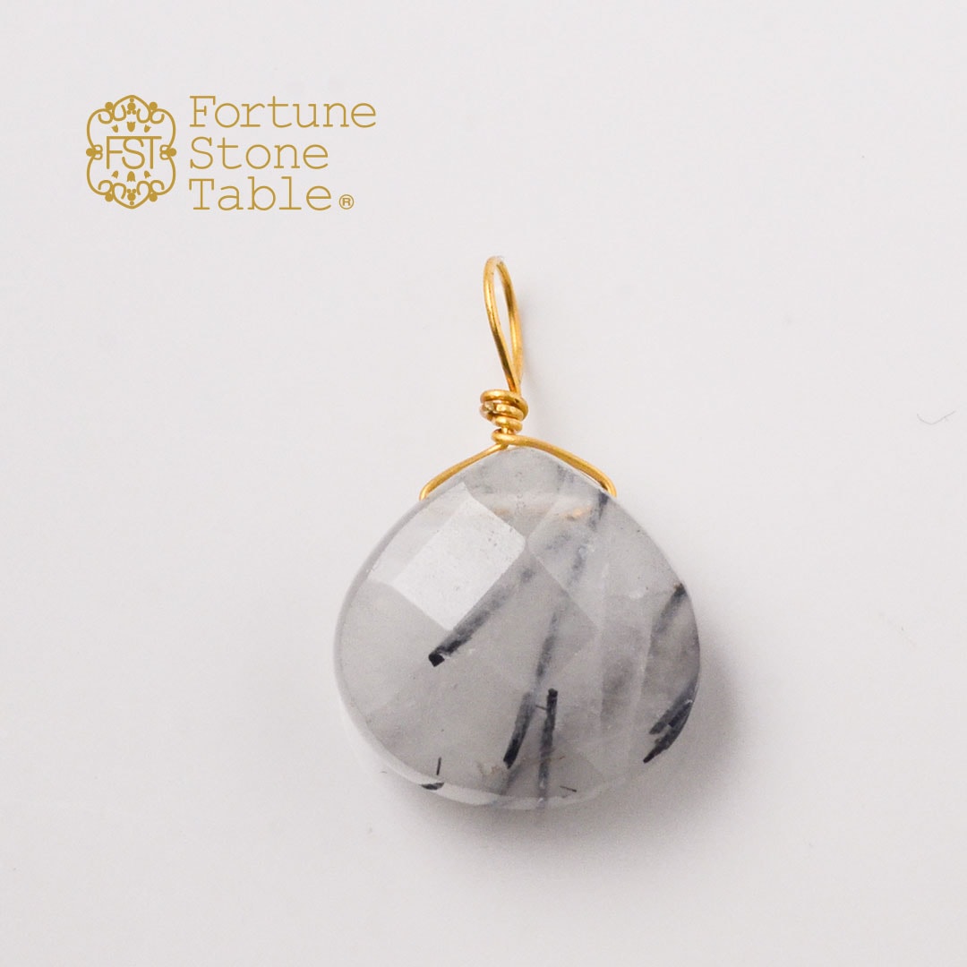 カラーで選ぶチャーム　ブラックルチル【Fortune Stone Table】