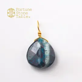 カラーで選ぶチャーム　クリソコラ【Fortune Stone Table】