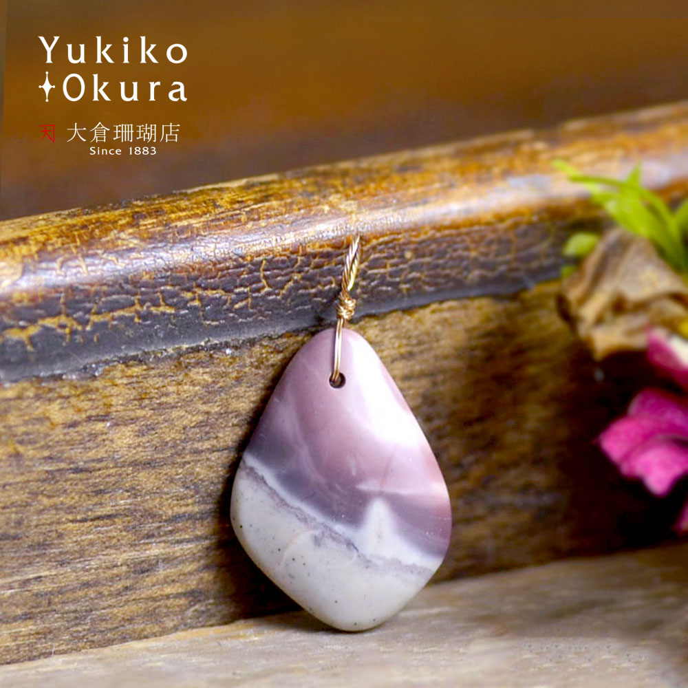 K10 ポーセリンジャスパー ペンダントトップ