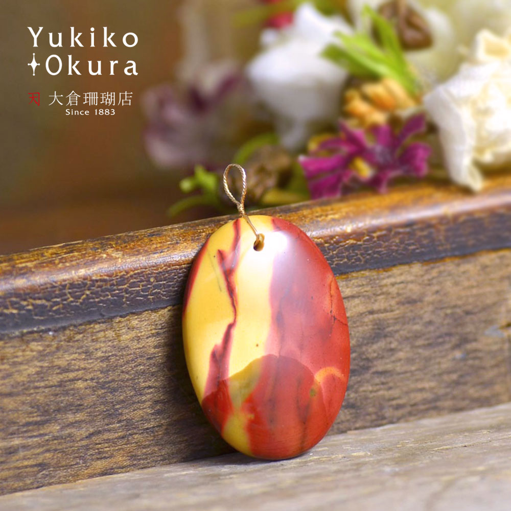 K10 ムーンカイトジャスパー ペンダントトップ