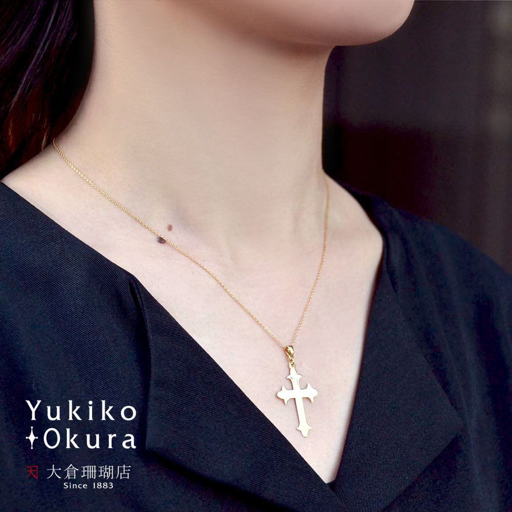 K18 クロス ペンダント トップ