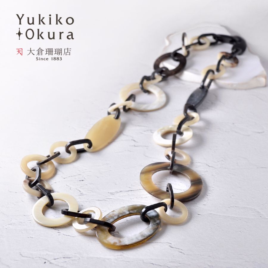 バッファローホーン ロングネックレス(2)