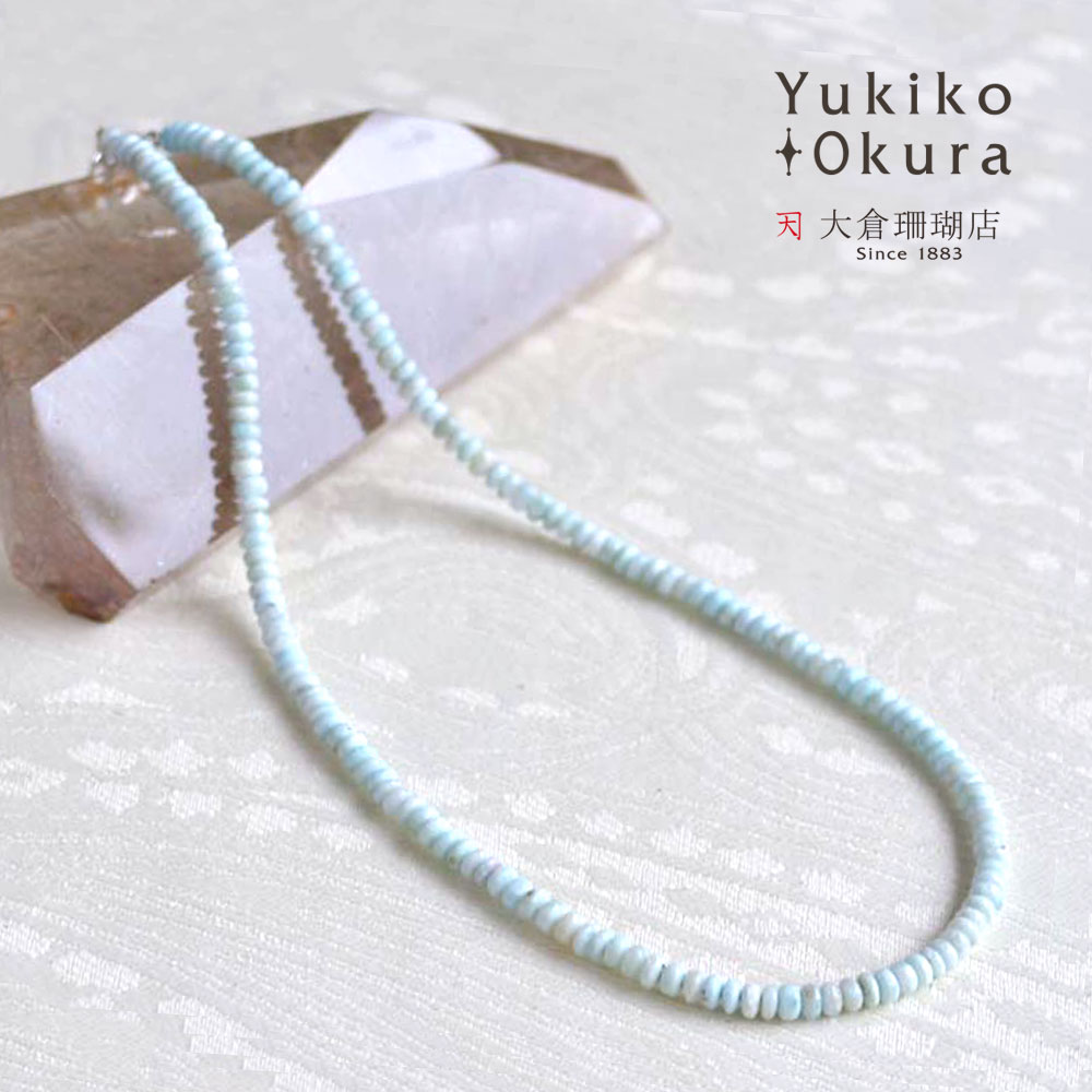 ラリマー ショートネックレス