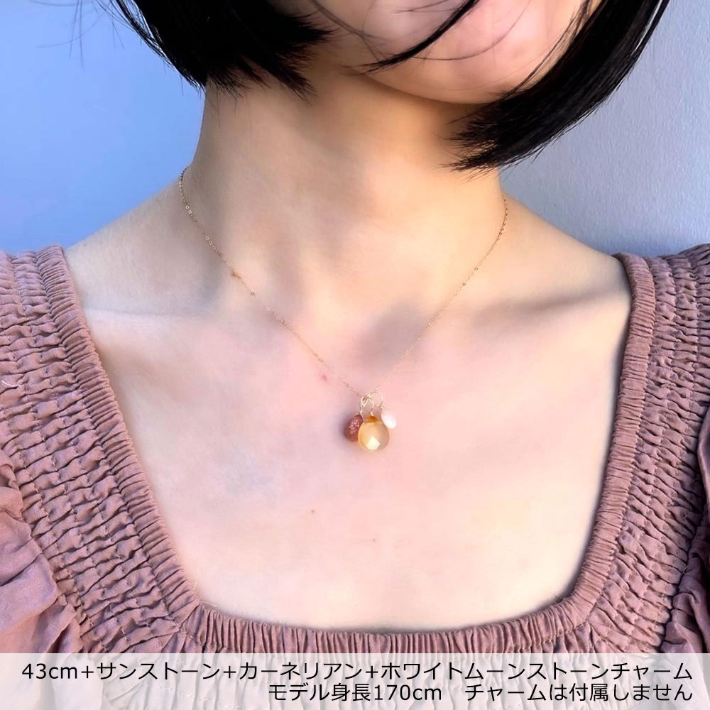 K10 カット小豆チェーン 40cm 43cm