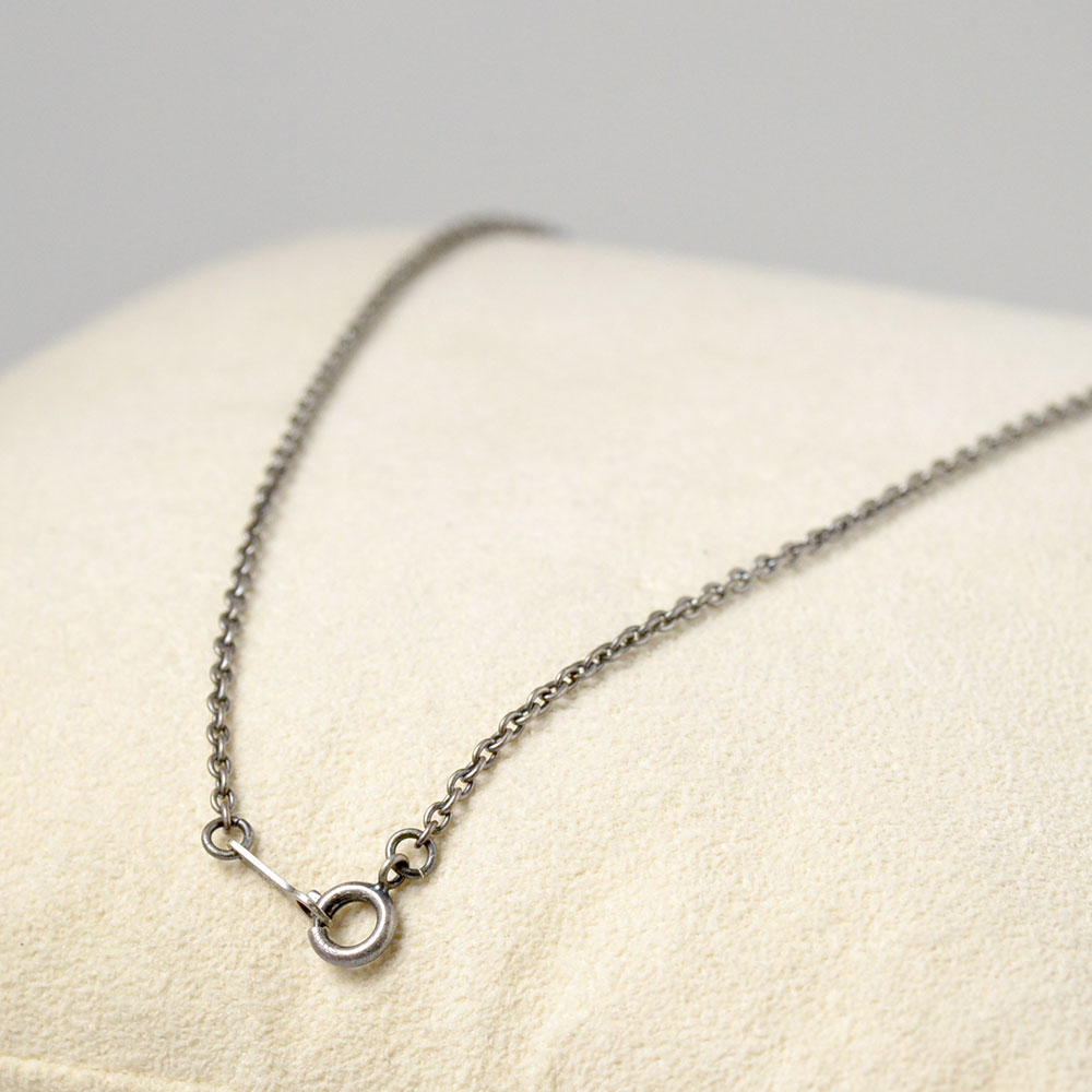 SV925 ルビー クロスモチーフ ペンダントネックレス