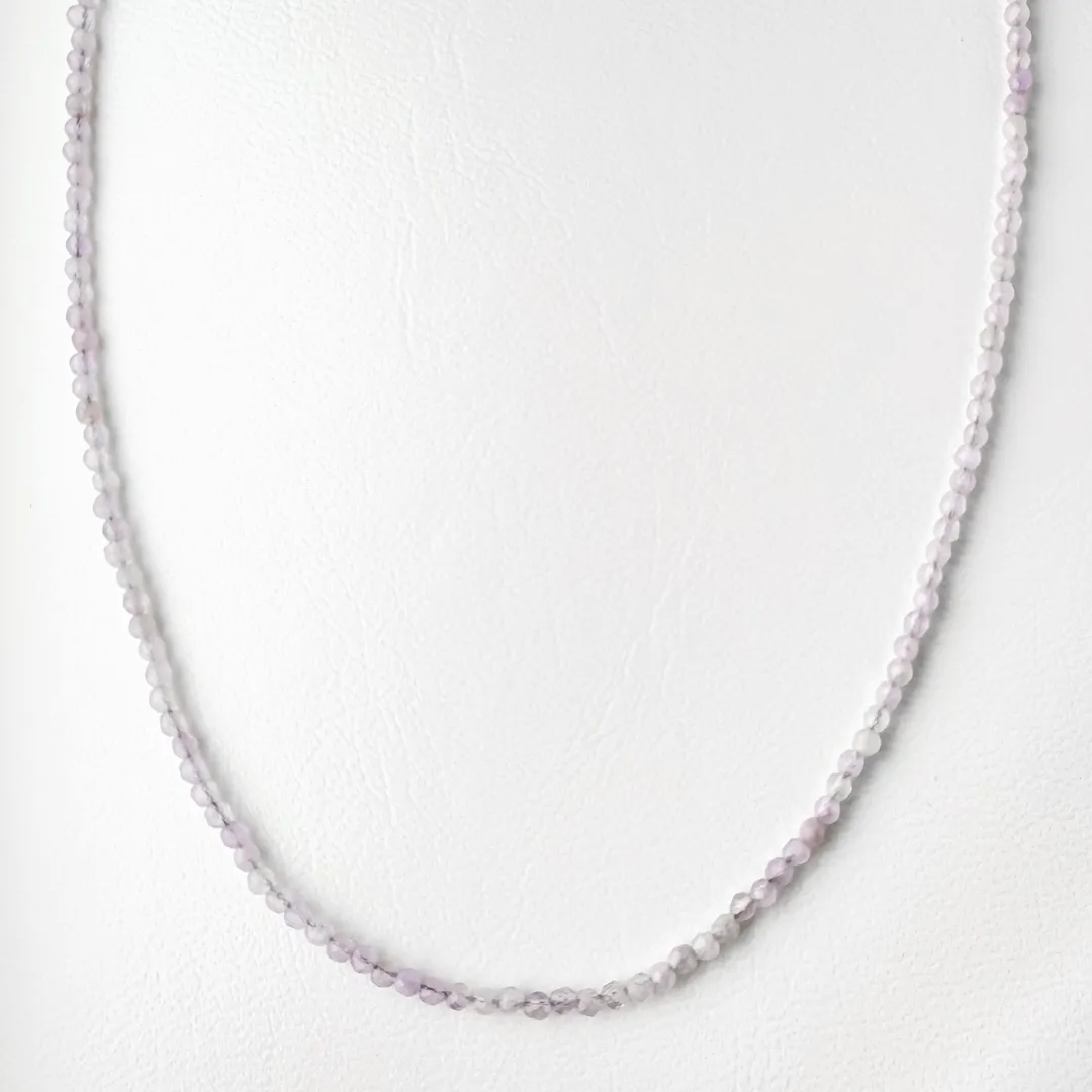 カラーで選ぶペンダントネックレス（紫）アメシスト【Fortune Stone Table】