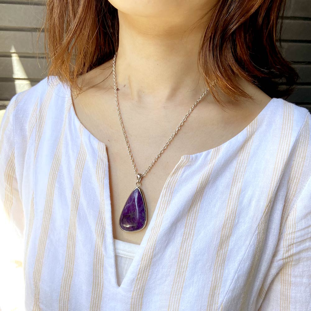 SV スギライト ペンダントトップ