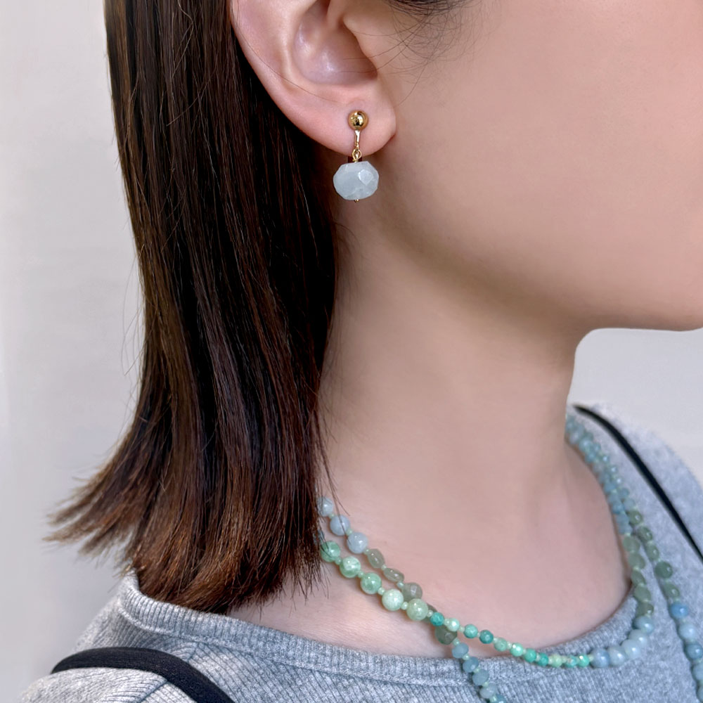 アクアマリン イヤリング ピアス | Yukiko Okura,イヤリング・ピアス