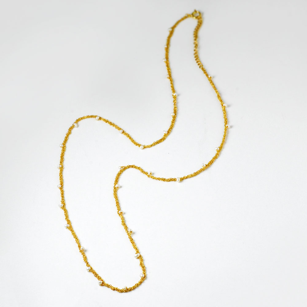 淡水パール SVチェーンネックレス