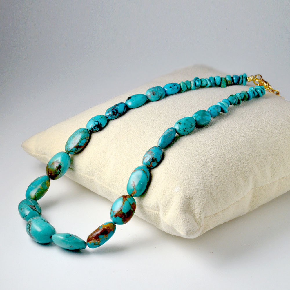 ターコイズ グラデーションネックレス