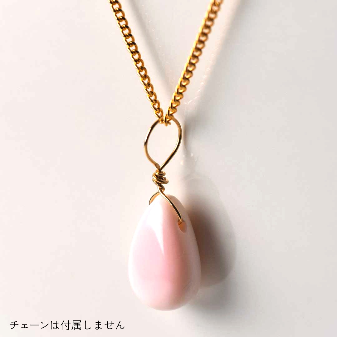 カラーで選ぶチャーム　ピンクシェル【Fortune Stone Table】