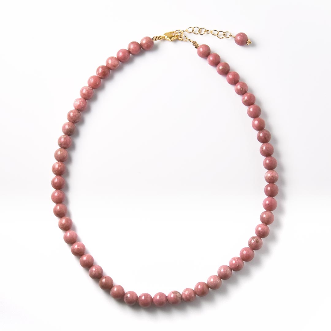 カラーで選ぶラウンドネックレス (6mm･8mm)　チューライト【Fortune Stone Table】