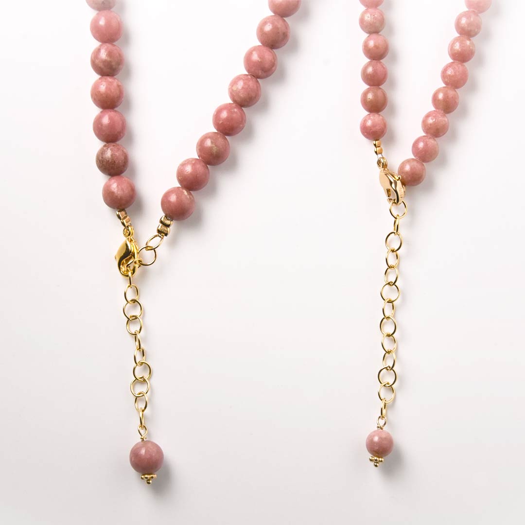 カラーで選ぶラウンドネックレス (6mm･8mm)　チューライト【Fortune Stone Table】