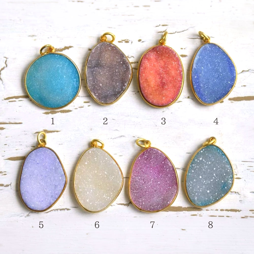 SV925 ドゥルージーアゲイト ラウンド チャーム