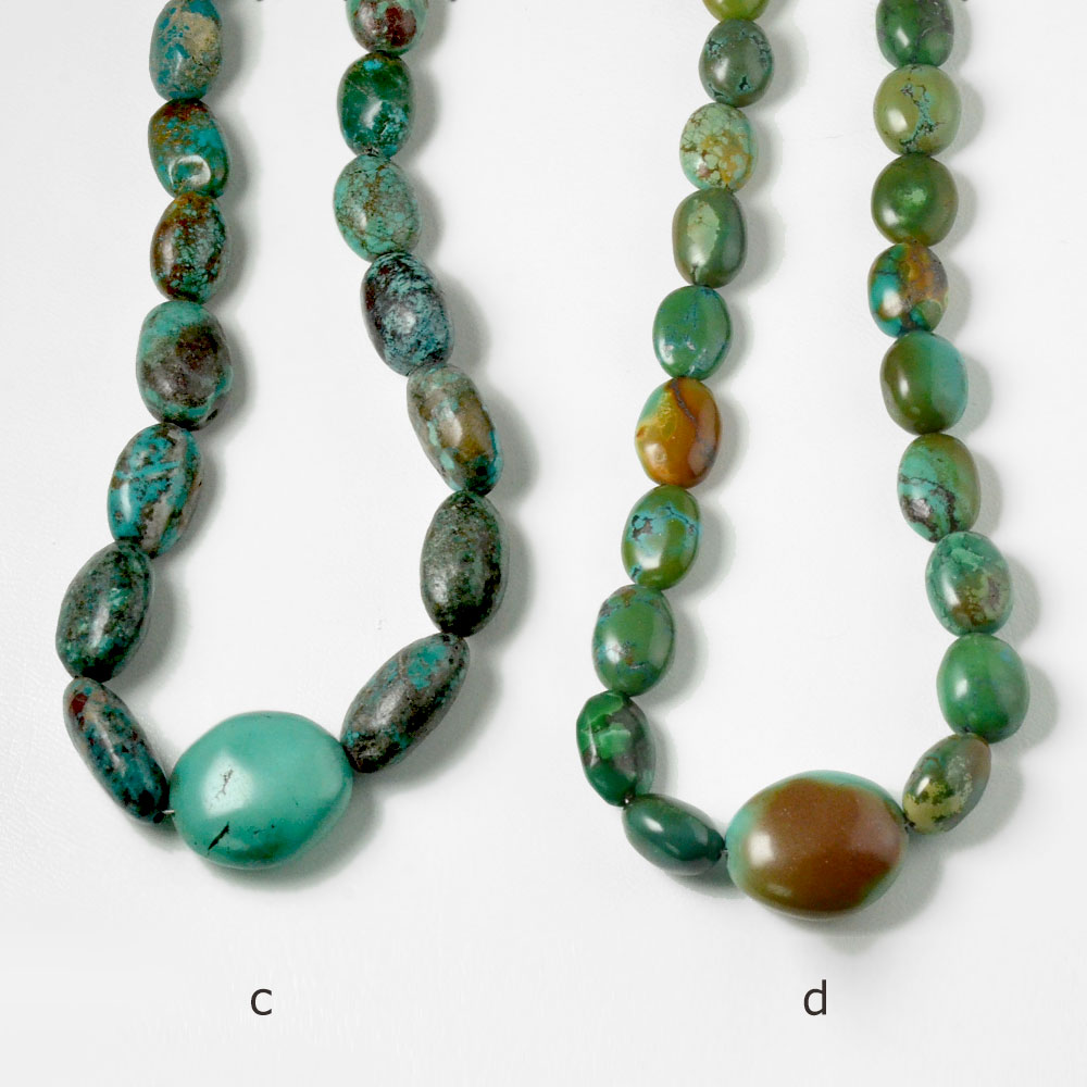 ターコイズ グラデーションネックレス