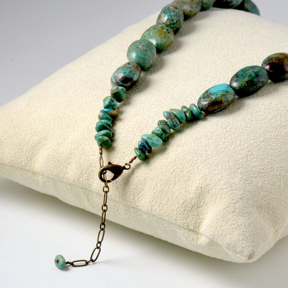 ターコイズ グラデーションネックレス