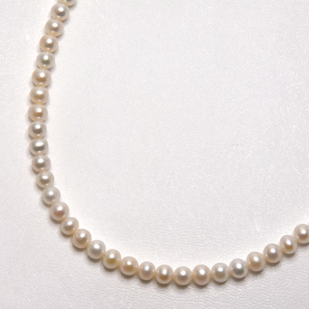 淡水パール ポテト5.5mm ネックレス