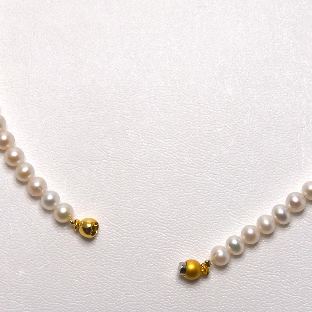 淡水パール ポテト5.5mm ネックレス
