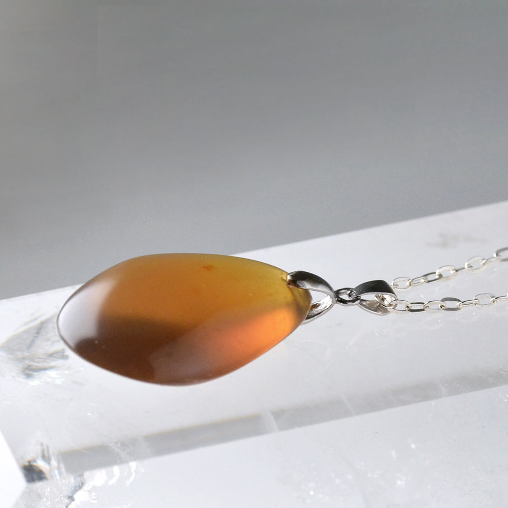 SV925 スマトラアンバー チェーンペンダント