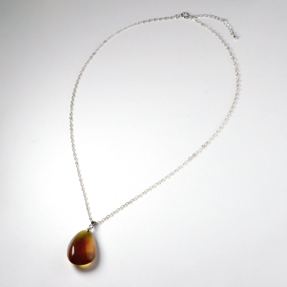 SV925 スマトラアンバー チェーンペンダント