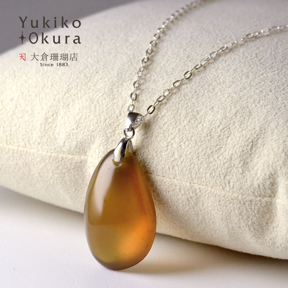SV925 スマトラアンバー チェーンペンダント