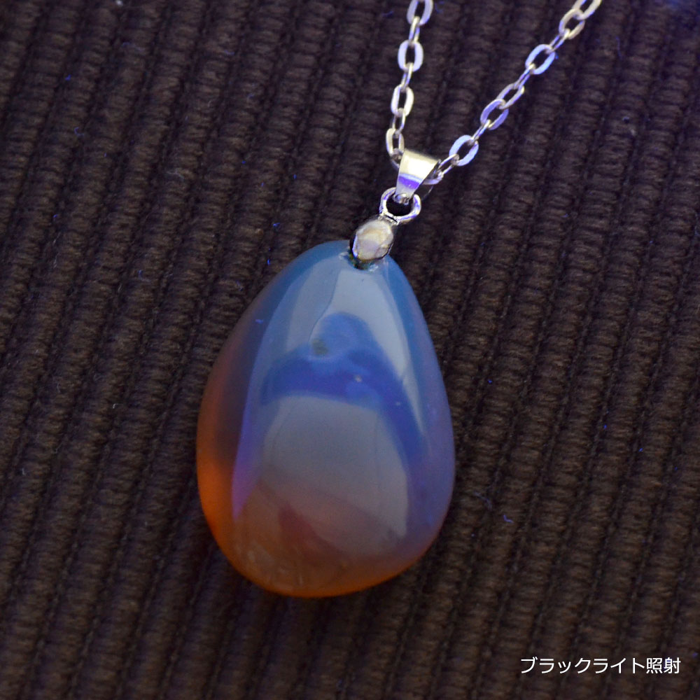 SV925 スマトラアンバー チェーンペンダント