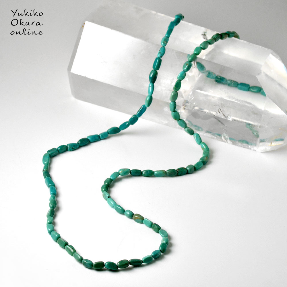 ターコイズ ロングネックレス