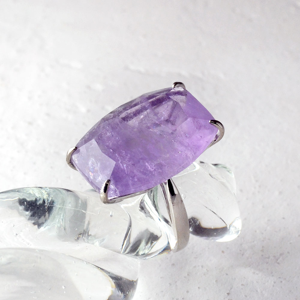 SV925 アメシスト・タイガーアイ リング