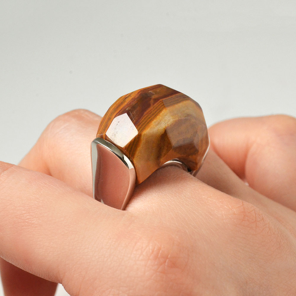 SV925 チェスライト ラブラドライト リング