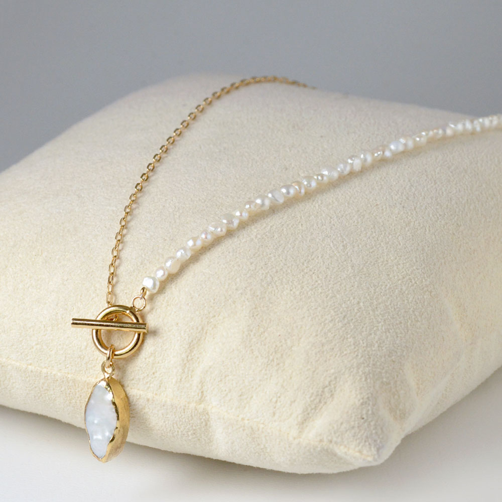 淡水パール マーキスペンダント