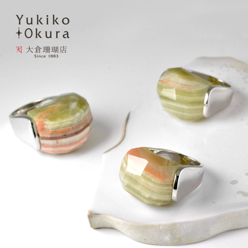 SV925 カルサイトマーブル リング