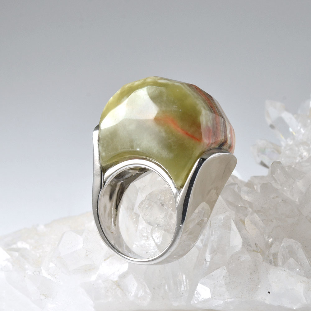 SV925 カルサイトマーブル リング