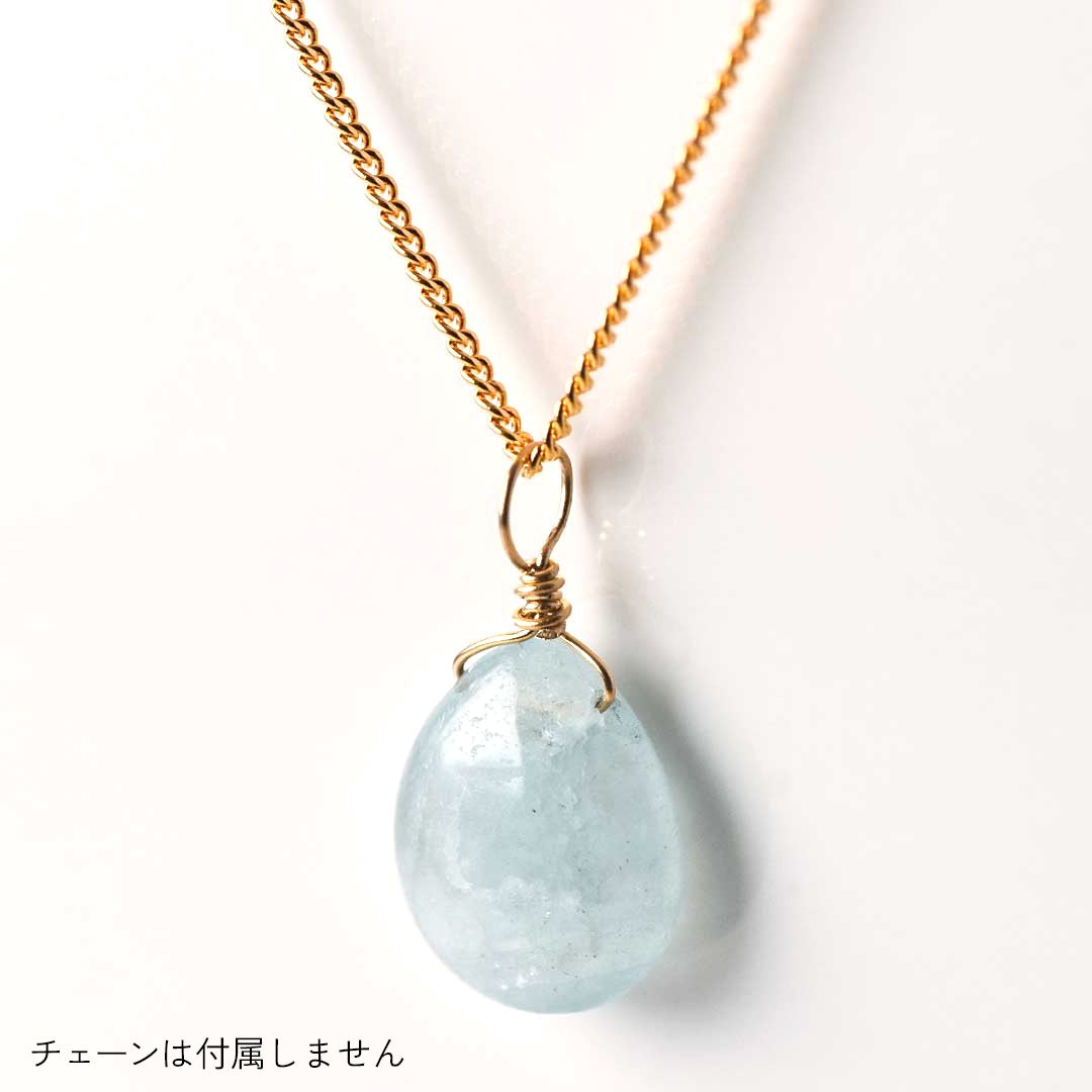 カラーで選ぶチャーム　アクアマリン【Fortune Stone Table】