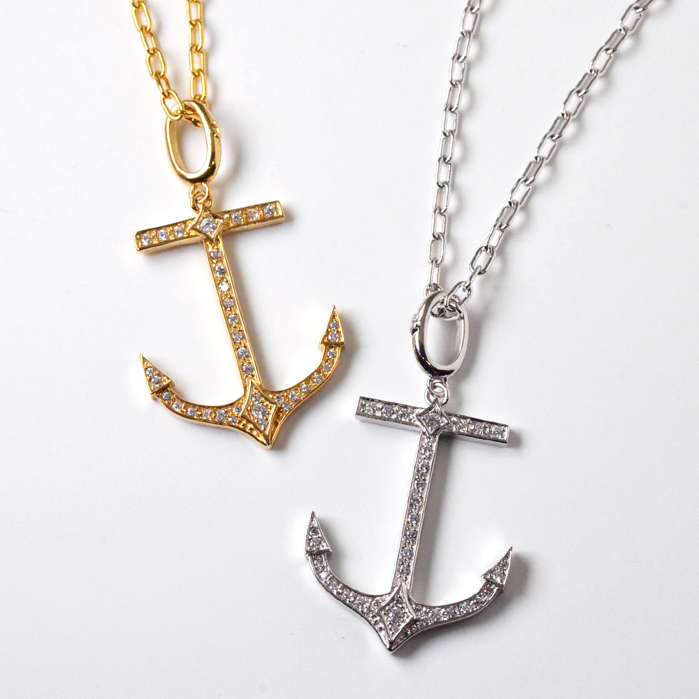 SV925 キュービックジルコニア アンカーペンダント