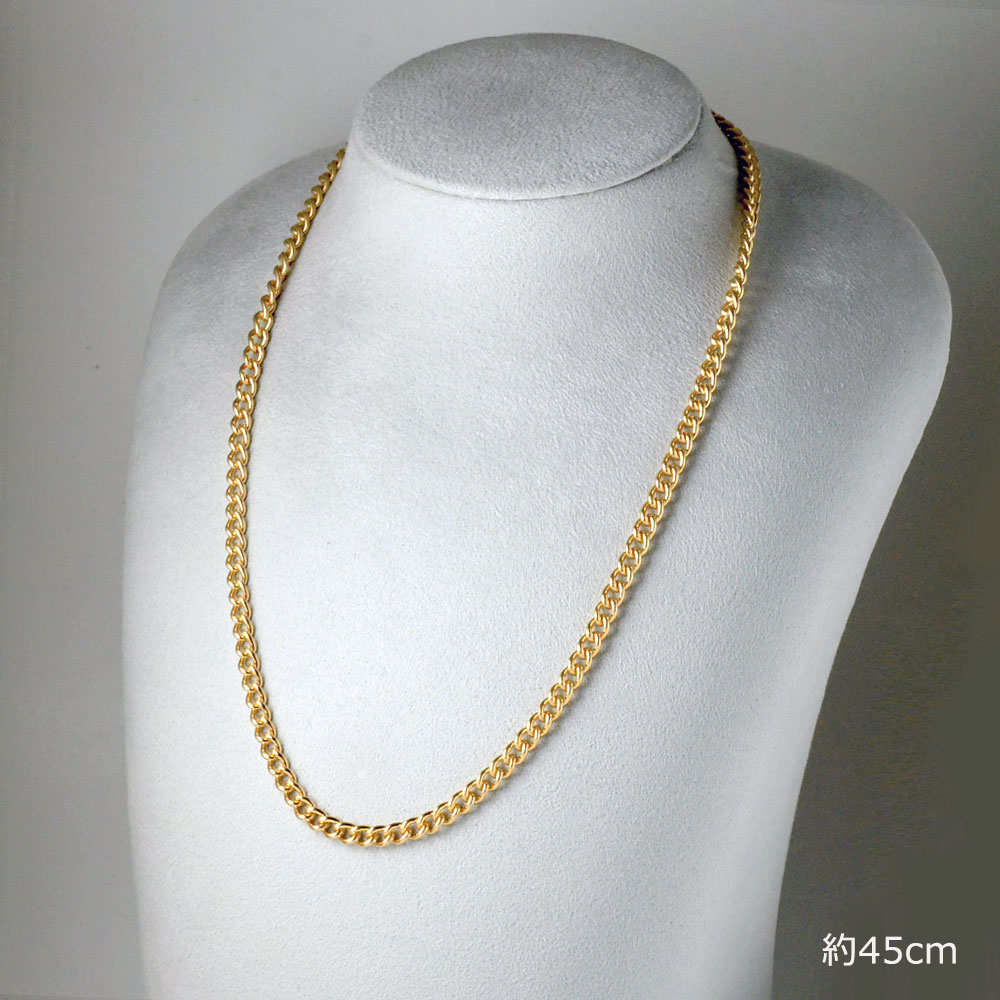 喜平チェーンネックレス(ゴールドカラー)